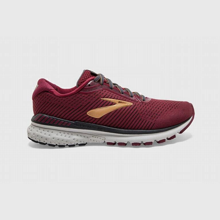 Brooks Adrenaline Gts 20 Womens Road Running Shoes - Red/Gold - Philippines (524703YPV)